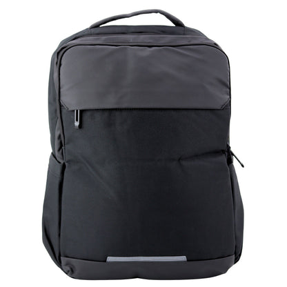 Městský batoh s USB portem a kapsou na notebook černý 16L 45cm