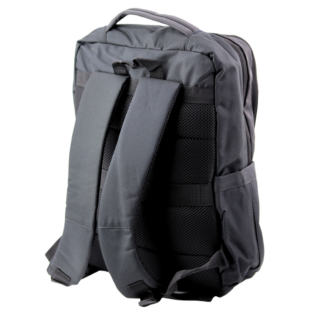 Městský batoh s USB portem a kapsou na notebook černý 16L 45cm