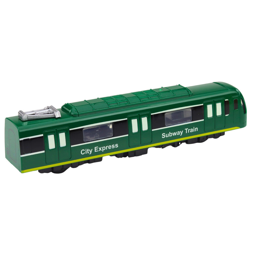 Metro vlak City Express se zvuky a světly – zelený