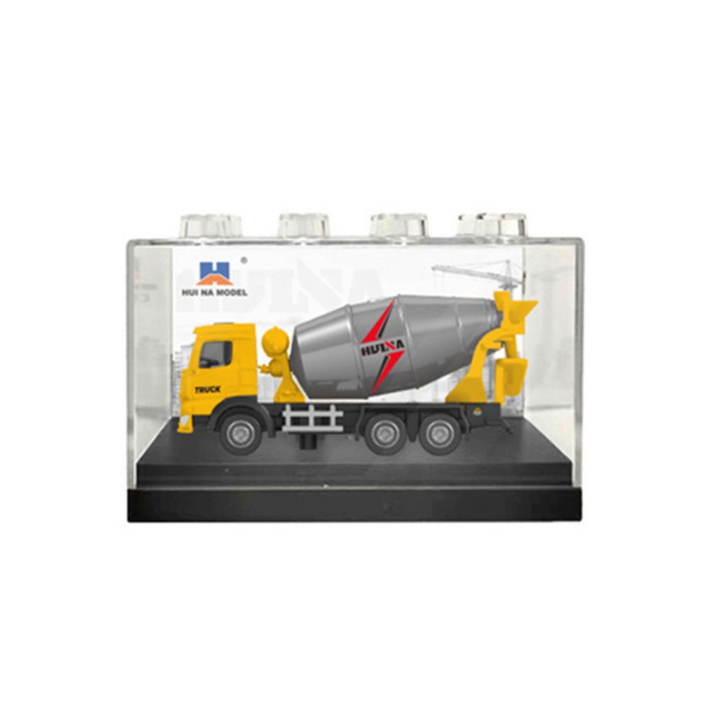 Míchačka kovový model 1:80 – sběratelský žlutá | Huina