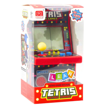 Mini herní automat Tetris – 49 her 1676 úrovní | červený