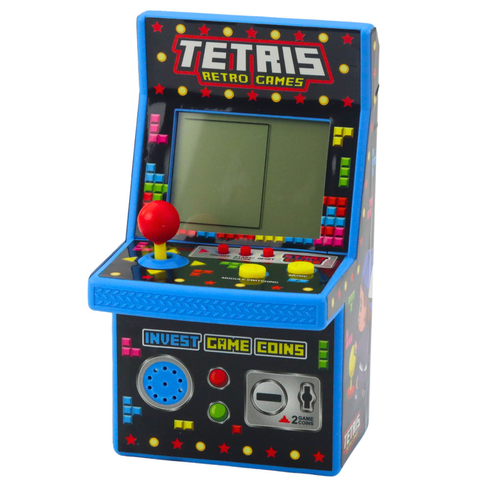 Mini herní automat Tetris – 49 her 1676 úrovní | modrý