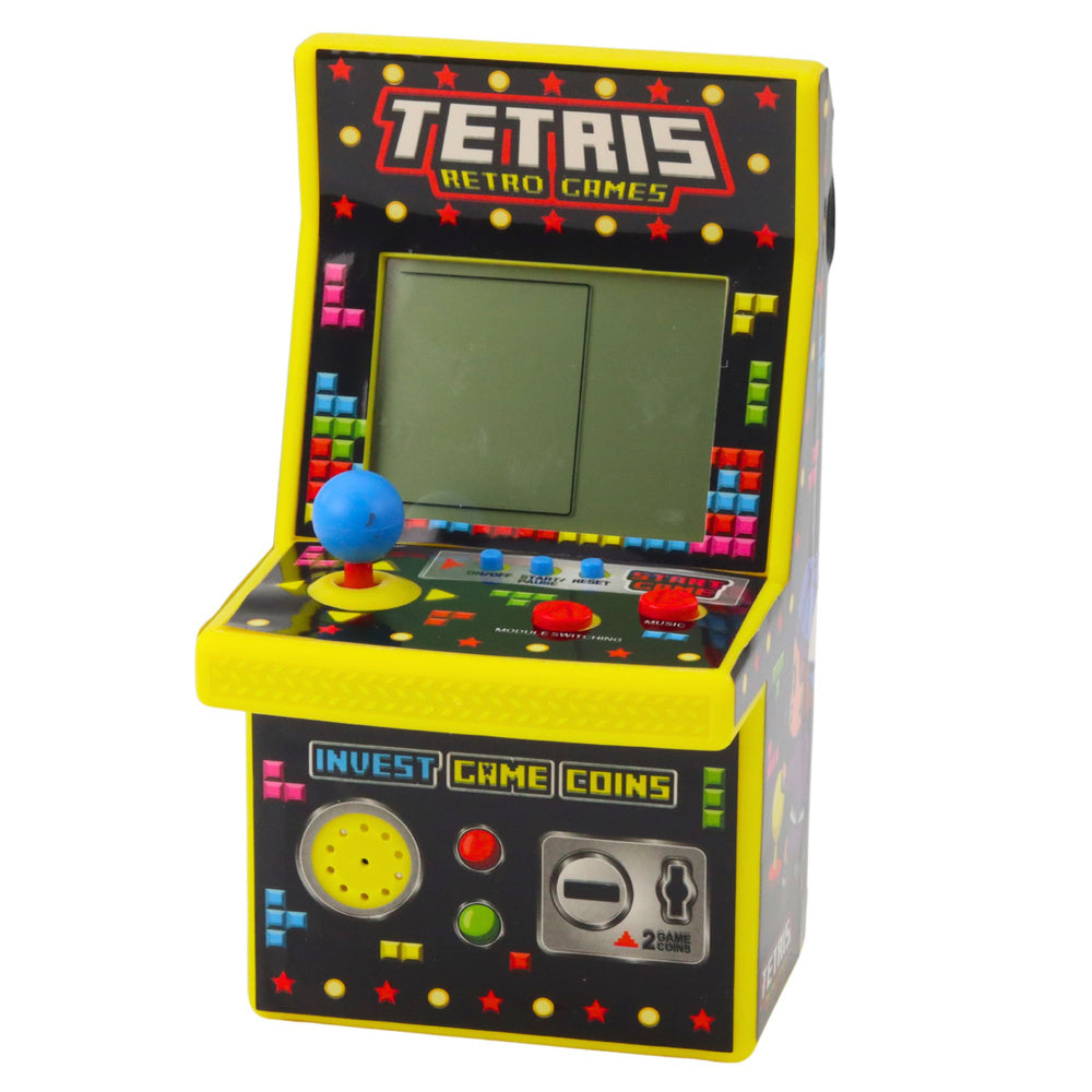 Mini herní automat Tetris – 49 her 1676 úrovní | žlutý
