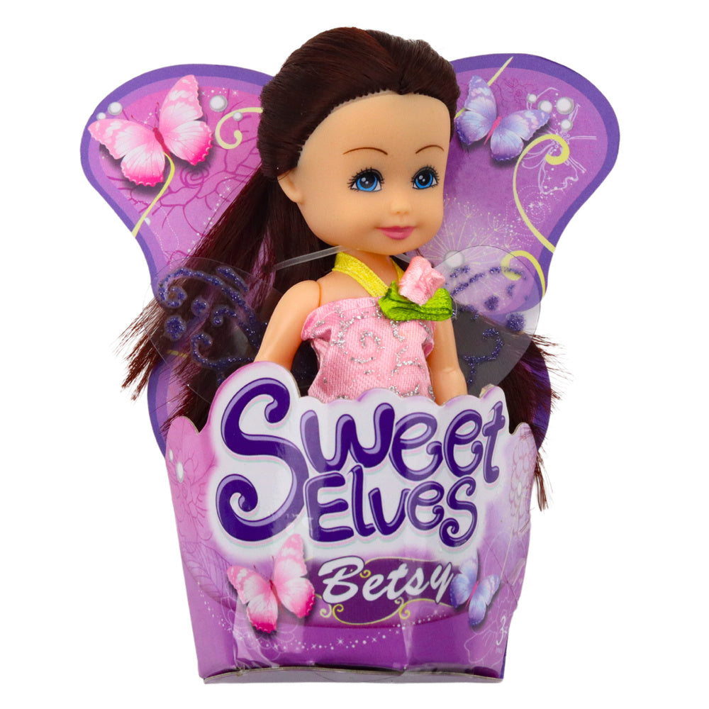 Mini panenka víla elf se křídly 11,5 cm – Betsy