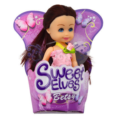 Mini panenka víla elf se křídly 11,5 cm – Betsy