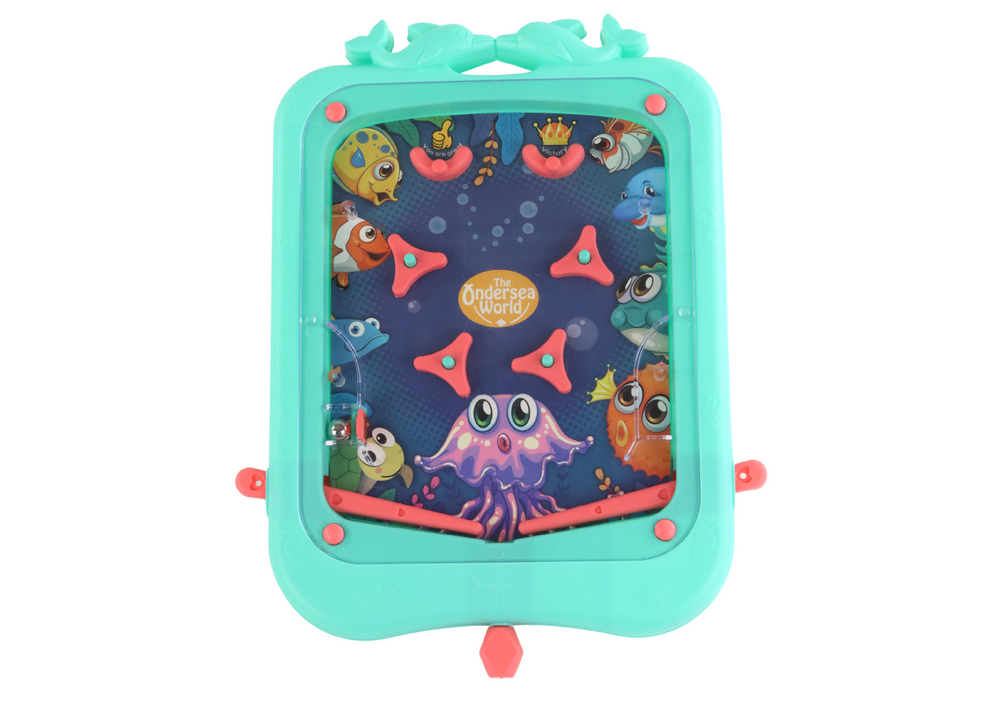 Mini Pinball obratnostní hra s kuličkou – zelená