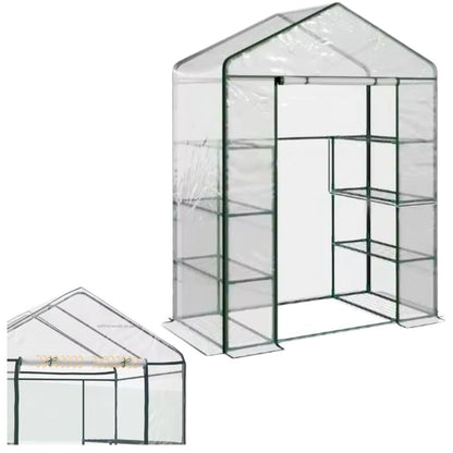 Mini skleník balkonový 195x143x73cm – se 4 policemi