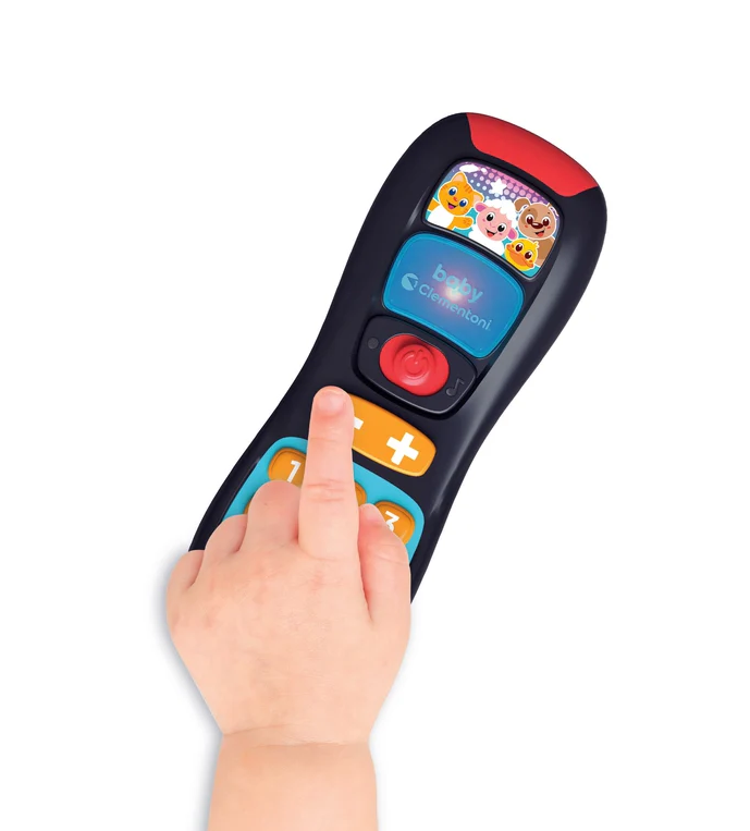 Mluvící dětský ovladač na televizi – Clementoni