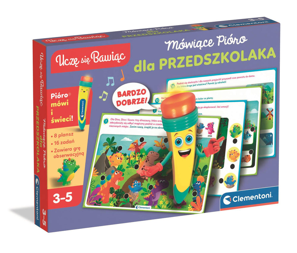 Mluvící pero s 500 otázkami pro předškoláky – Clementoni