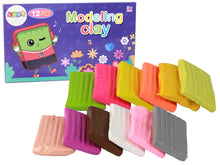 Modelína 12 barev – pastelové a živé odstíny sada