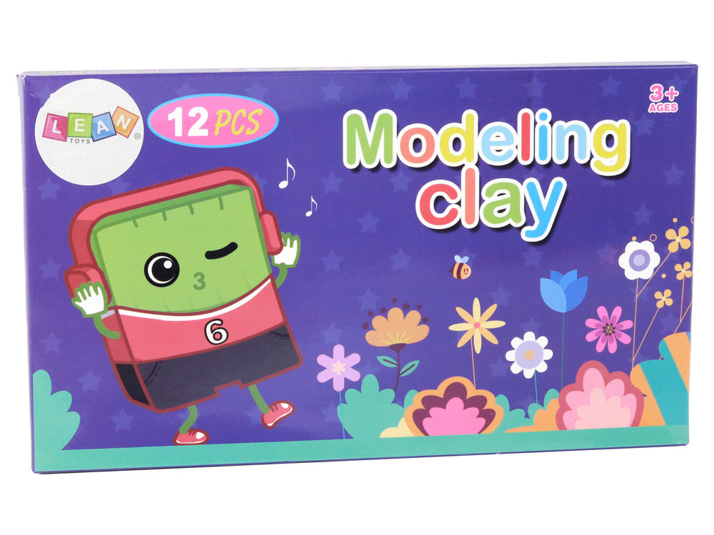 Modelína 12 barev – pastelové a živé odstíny sada