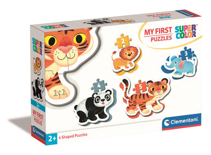 Moje první puzzle 2-3-4-5 Divoká zvířata – Clementoni