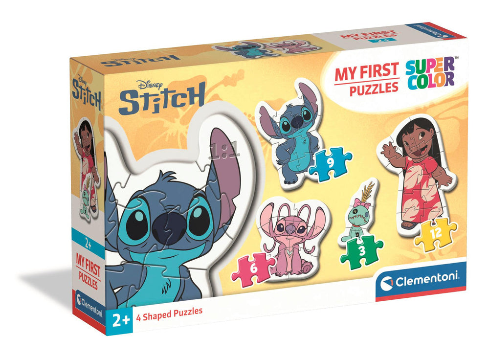 Moje první puzzle 3-6-9-12 dílků Stitch – Clementoni