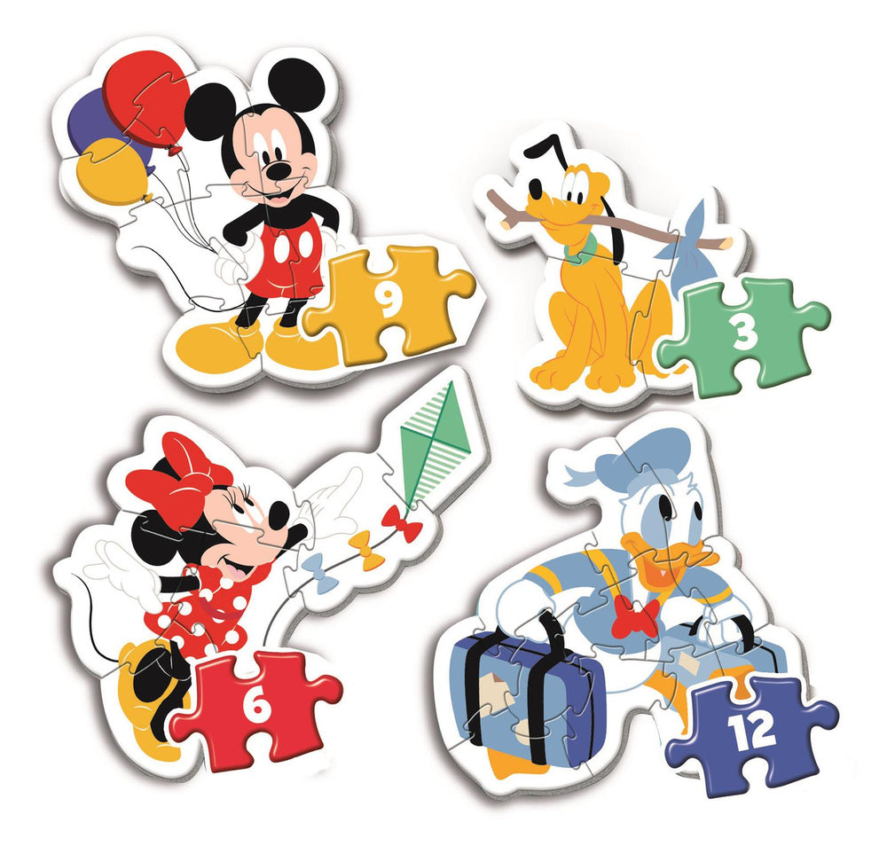 Moje první puzzle 3-6-9-12 Disney Mickey Mouse – Clementoni