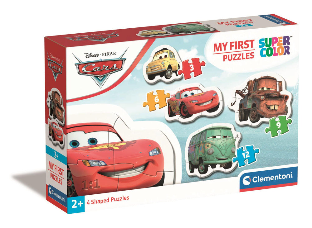 Moje první puzzle Disney Pixar Cars 3-6-9-12 dílků – Clementoni