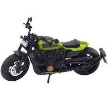 Motocykl Chopper kovový 1:12 – se světly a zvuky | černý