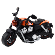 Motocykl k sestavování se šroubovákem – světla zvuky | oranžový