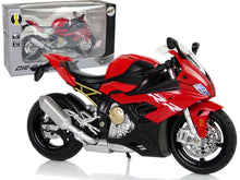 Motocykl model se zvuky a světly BMW S1000RR červený