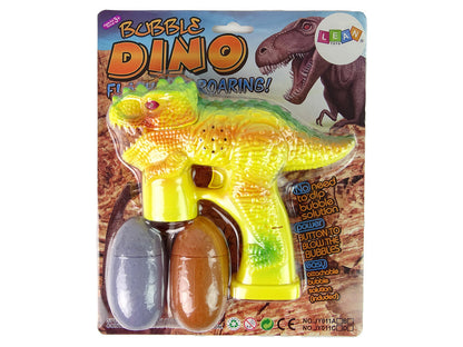 Mýdlové bubliny dinosaurus se žlutými vajíčky a tekutinou