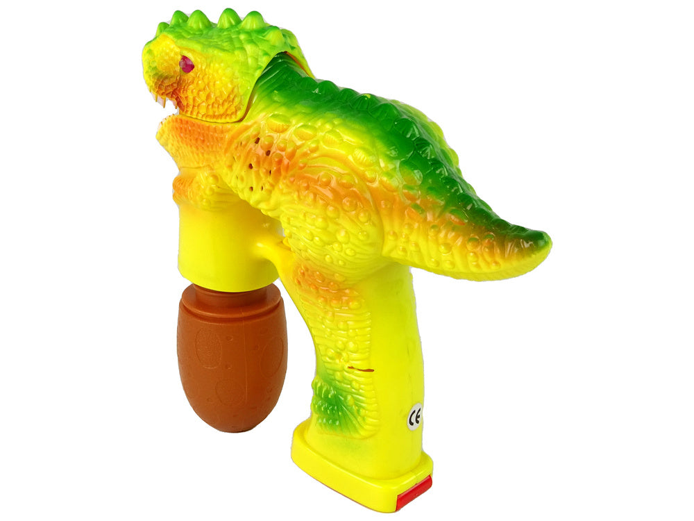 Mýdlové bubliny dinosaurus se žlutými vajíčky a tekutinou