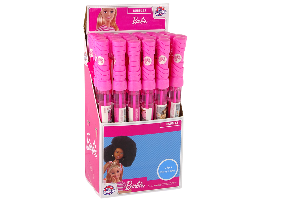 Mýdlové bubliny meč 120ml – Barbie růžový | dětská hračka