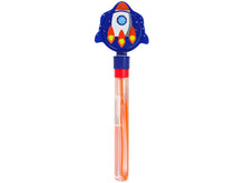 Mýdlové bubliny raketa se zvukem – 30 cm modrá