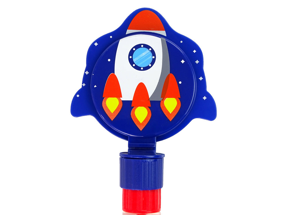 Mýdlové bubliny raketa se zvukem – 30 cm modrá