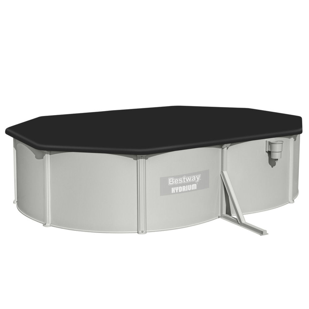 Nadzemní bazén Hydrium Metal 5x3,6x1,2m šedý – Bestway