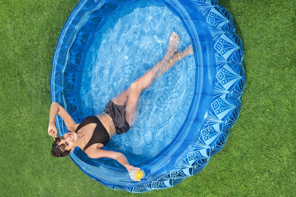 Nafukovací bazén 168 x 53 cm modrý – Bestway