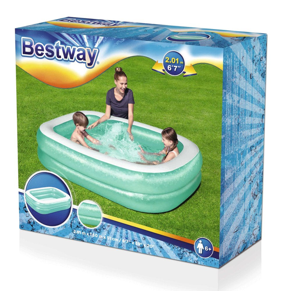 Nafukovací bazén 201x150x51 cm se dvěma kruhy – Bestway