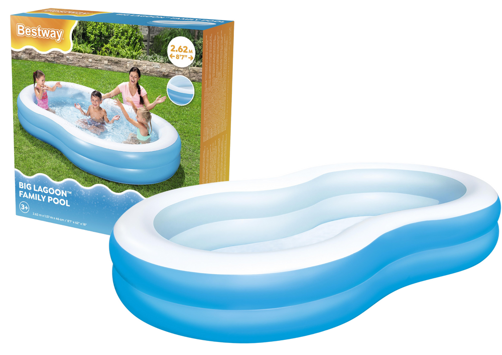 Nafukovací bazén 262 x 157 x 46 cm pro děti i dospělé – Bestway