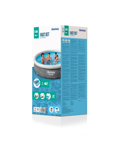 Nafukovací bazén 366 x 76 cm s pumpou a filtrem – Bestway