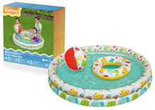 Nafukovací bazén 3v1 s míčem a kruhem 122x20 cm – Bestway