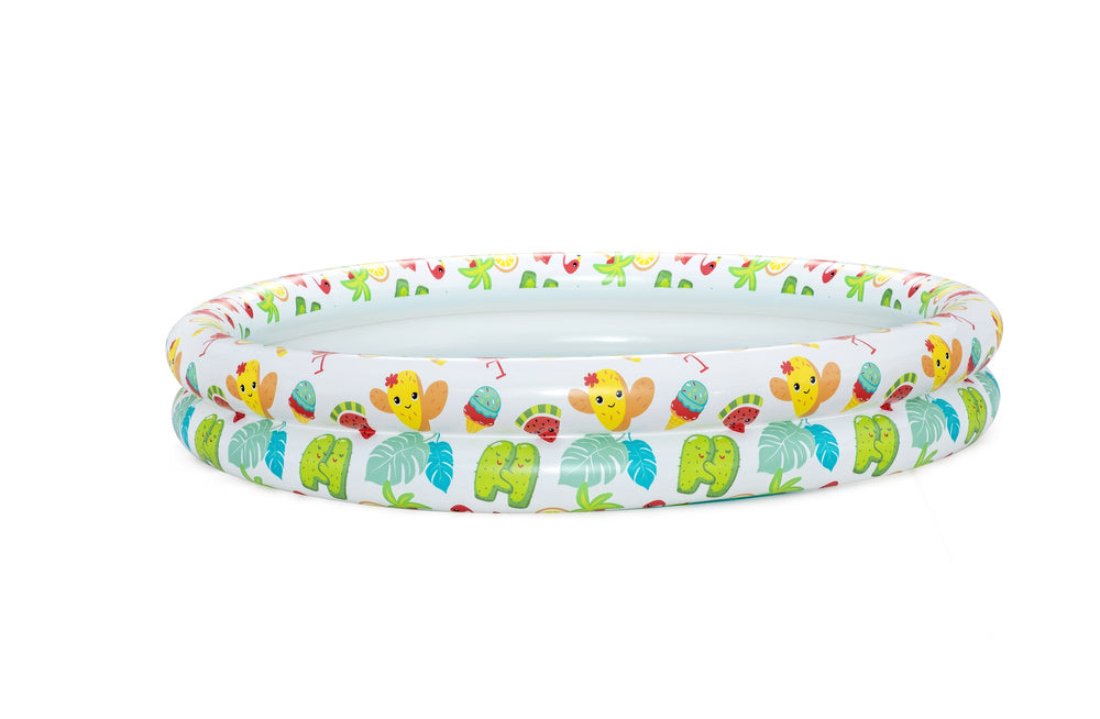 Nafukovací bazén 3v1 s míčem a kruhem 122x20 cm – Bestway