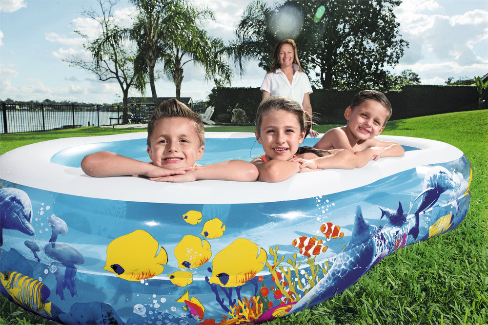 Nafukovací bazén Ocean 262x157x46 cm s oceánským motivem – Bestway