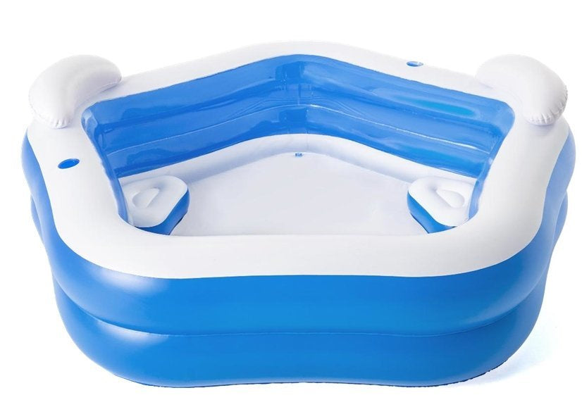 Nafukovací bazén pětiúhelník se sedátky 213x206x69 cm – Bestway