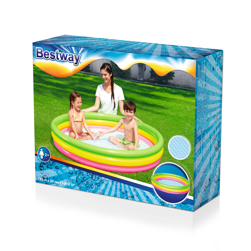 Nafukovací bazén pro děti 152 cm s měkkým dnem – Bestway