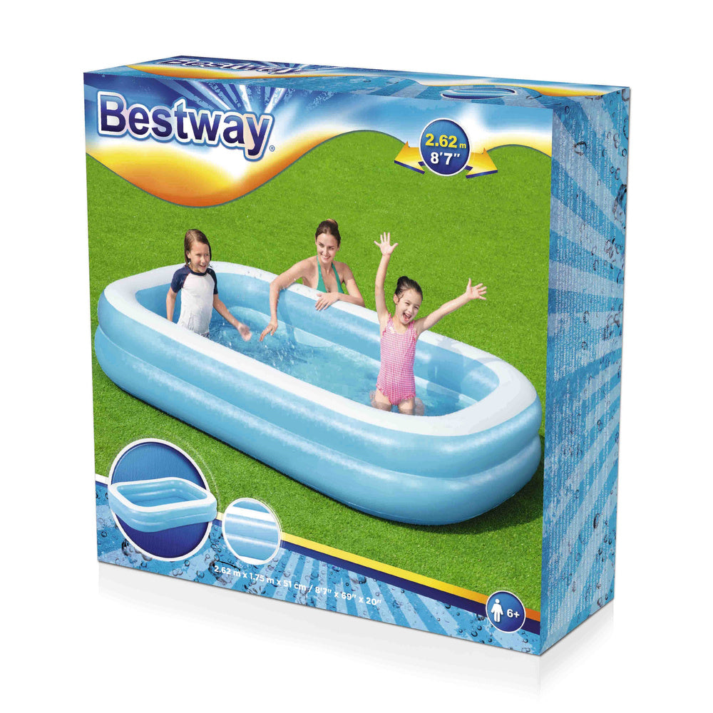 Nafukovací bazén rodinný 262 x 175 x 51 cm – Bestway 54006