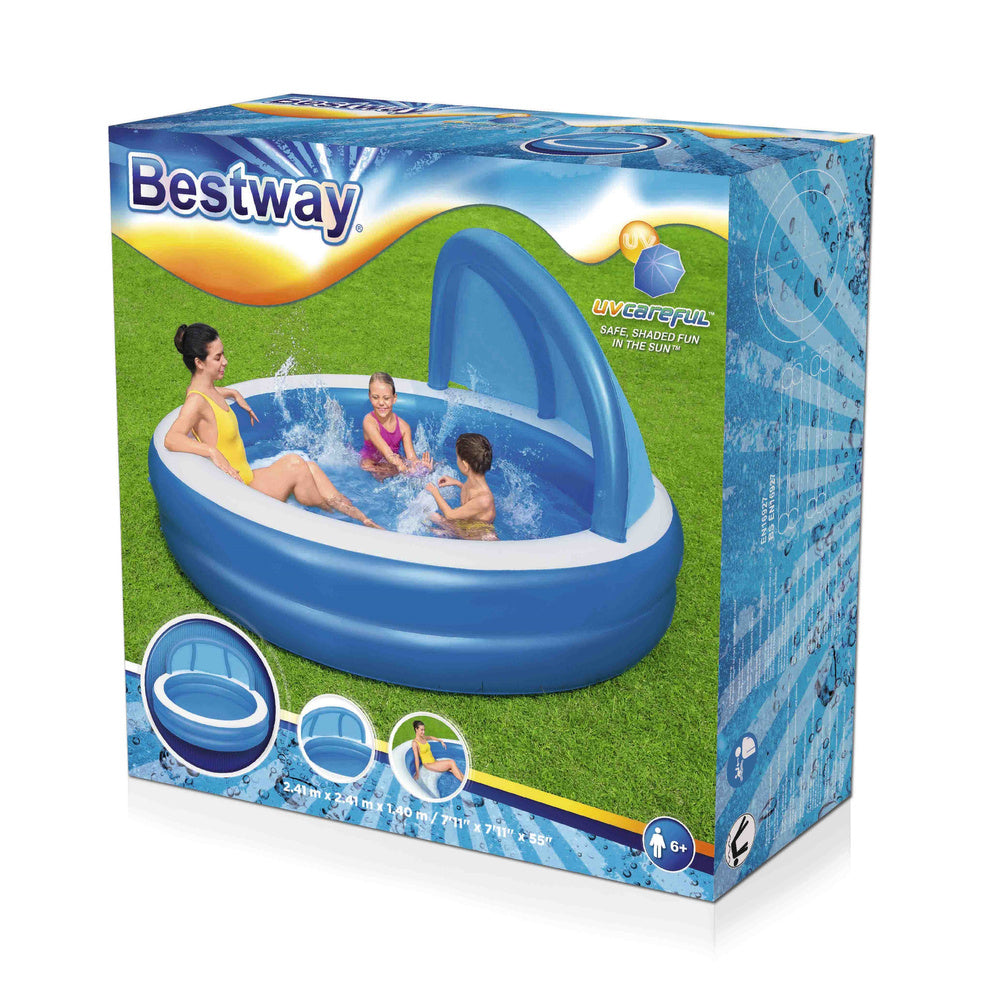Nafukovací bazén s daškem 185x180x53 cm pro děti – Bestway