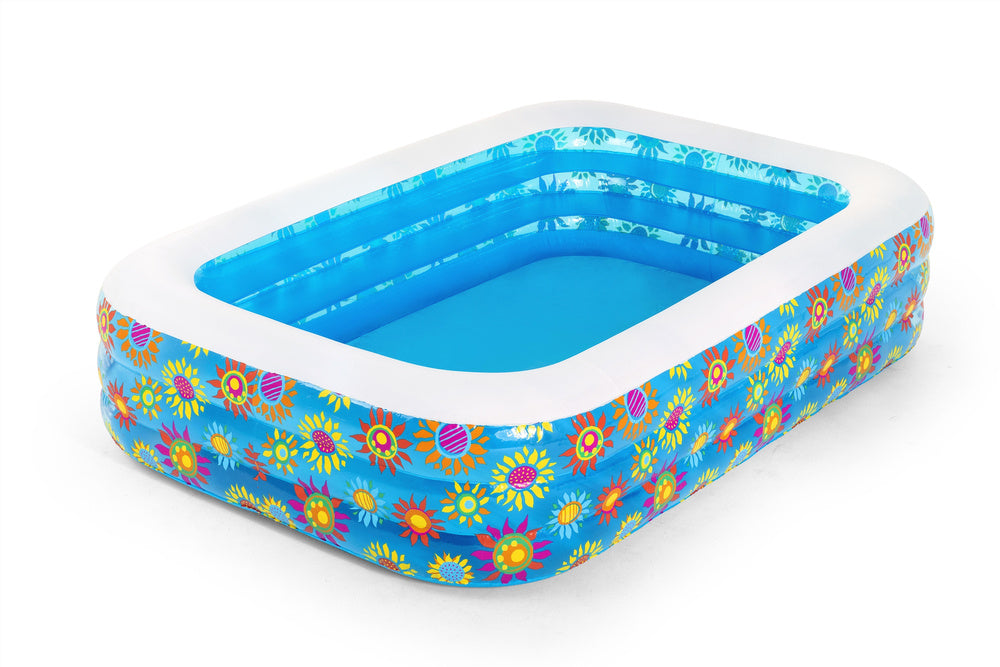 Nafukovací bazén s květy 229x152x56 cm pro děti – Bestway