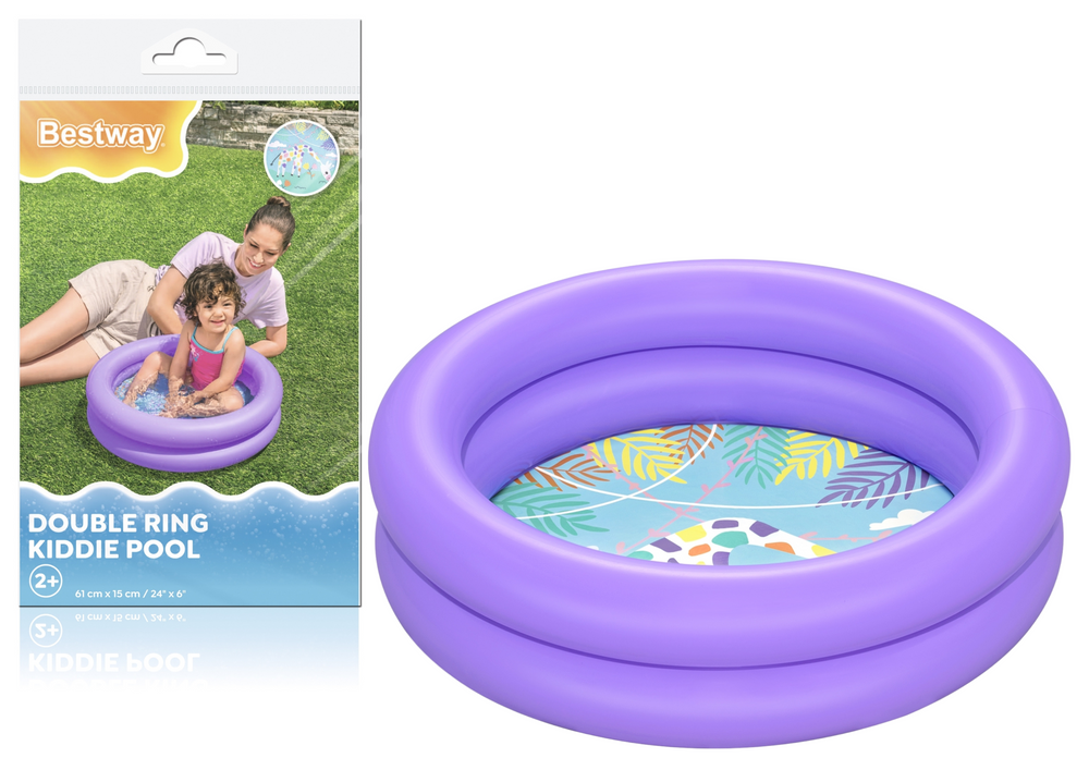 Nafukovací bazének fialový 61 cm – Bestway