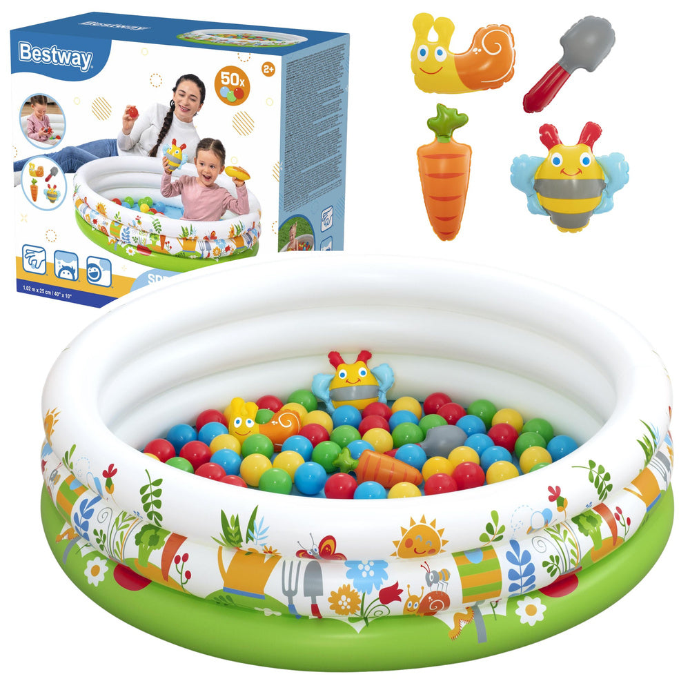 Nafukovací bazének s míčky 102 x 25 cm – Bestway