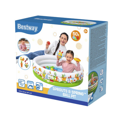 Nafukovací bazének s míčky 102 x 25 cm – Bestway
