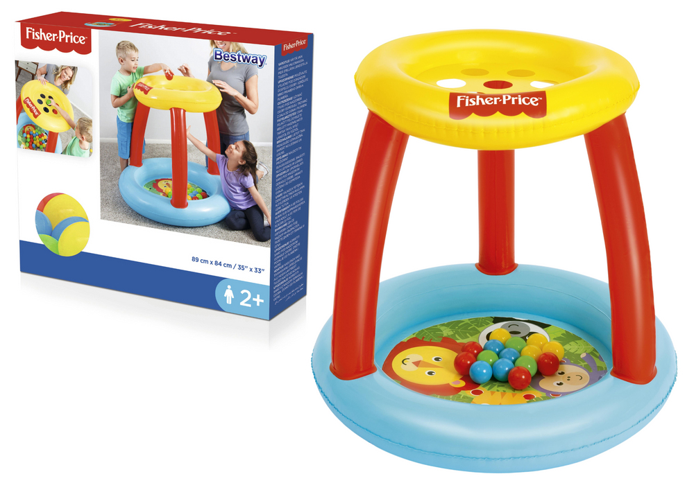 Nafukovací bazének se stříškou a míčky – Fisher Price