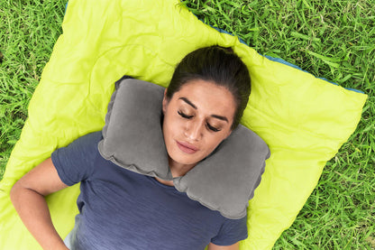 Nafukovací cestovní polštář 46x28 cm ergonomický šedý – Bestway