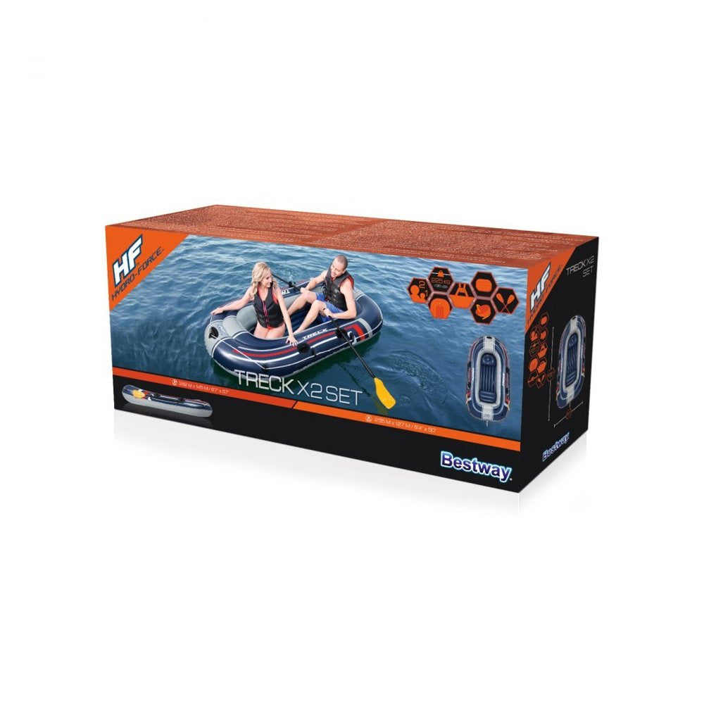 Nafukovací člun pro 3 osoby s pádly 255x127 cm – Bestway modrý