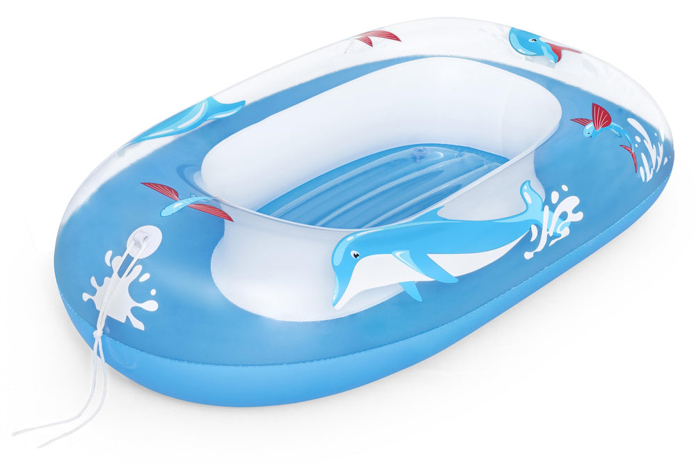 Nafukovací člun s delfínem 102x69 cm – pro děti 3 6 let | Bestway