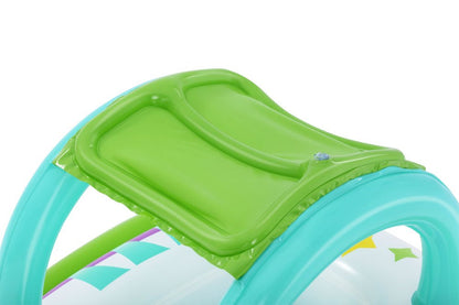 Nafukovací člun s volantem a stříškou 107x112cm – Bestway