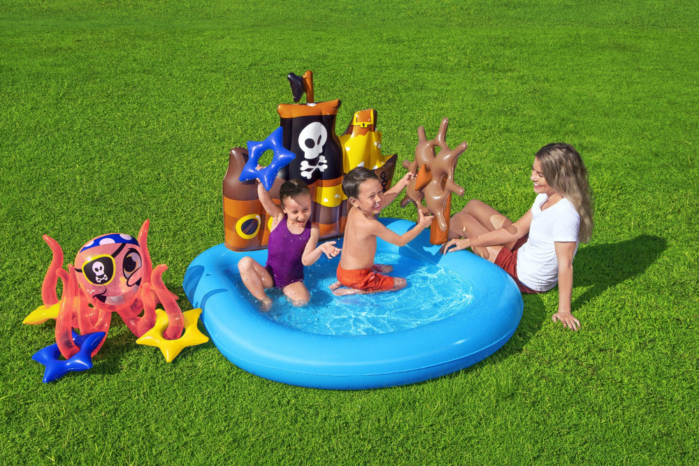 Nafukovací dětské hřiště s bazénem 140x130x104 cm – Bestway