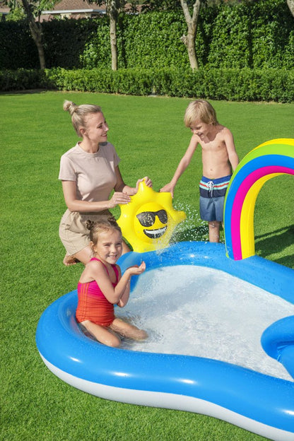 Nafukovací dětské hřiště s bazénem a skluzavkou 257x145 cm – Bestway